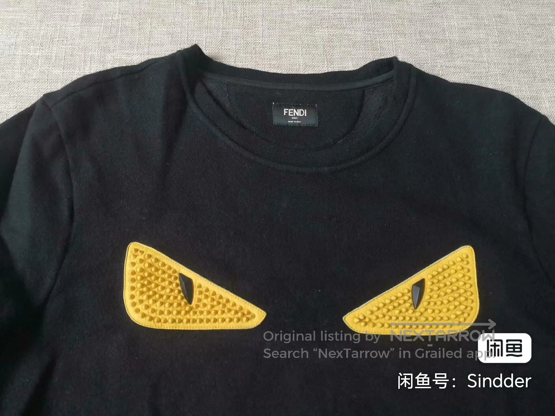 Fendi Fendi Men's Monster Hoodie. Size US M / EU 48-50 / 2 - 4 Thumbnail