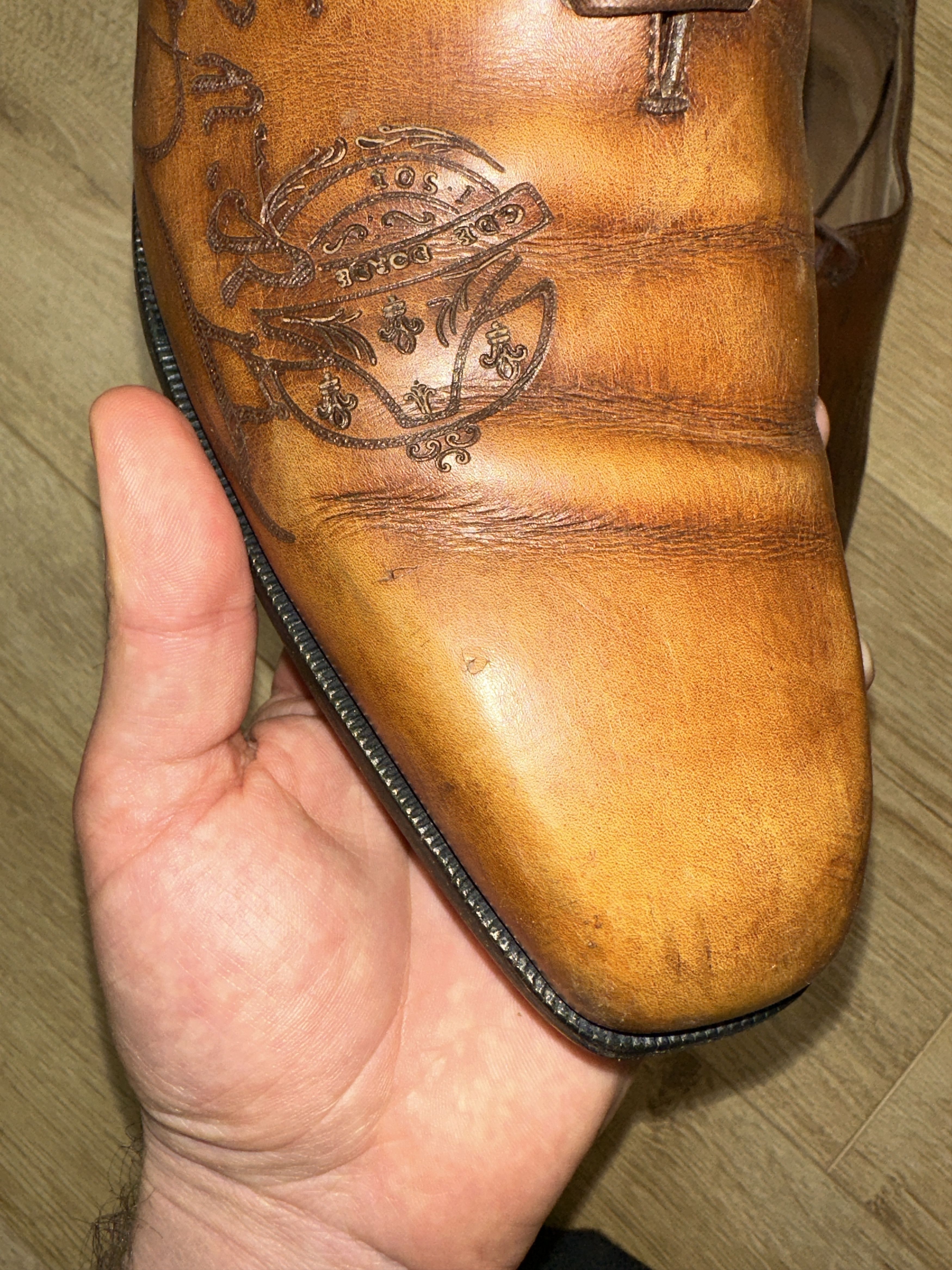 Berluti Berluti Scritto Venezia Leather Oxford Shoes EU 42.5 US 9.5 Size US 9.5 / EU 42-43 - 17 Thumbnail