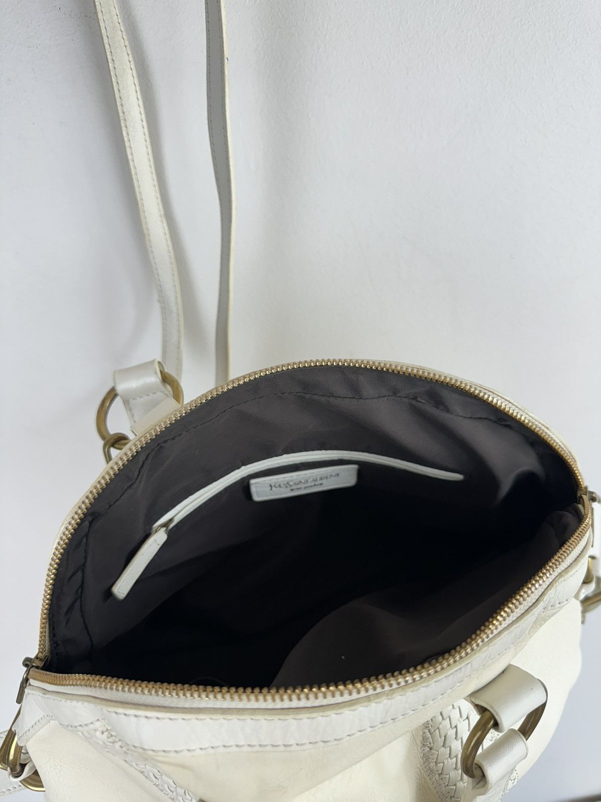 Leather × Yves Saint Laurent Leather bag Yves Saint Laurent original casual luxury item Size ONE SIZE - 7 Thumbnail