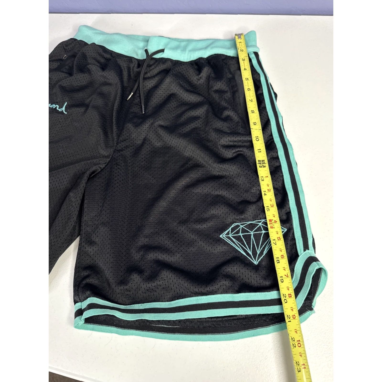 Diamond Supply Co. Diamond Supply Co Basketball Shorts Black Mint 3XL Men Regular(Size 3XL) Size US 39 - 4 Thumbnail