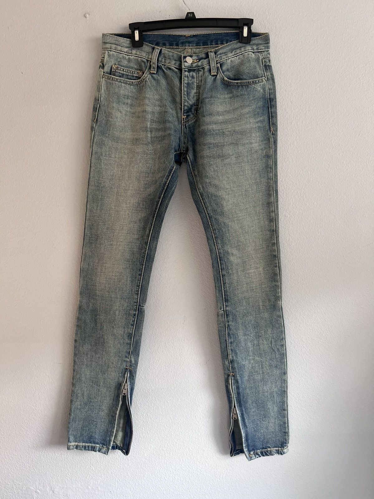 MNML Stone wash zip denim Mnml m5 slim Size US 30 / EU 46 - 1 Thumbnail