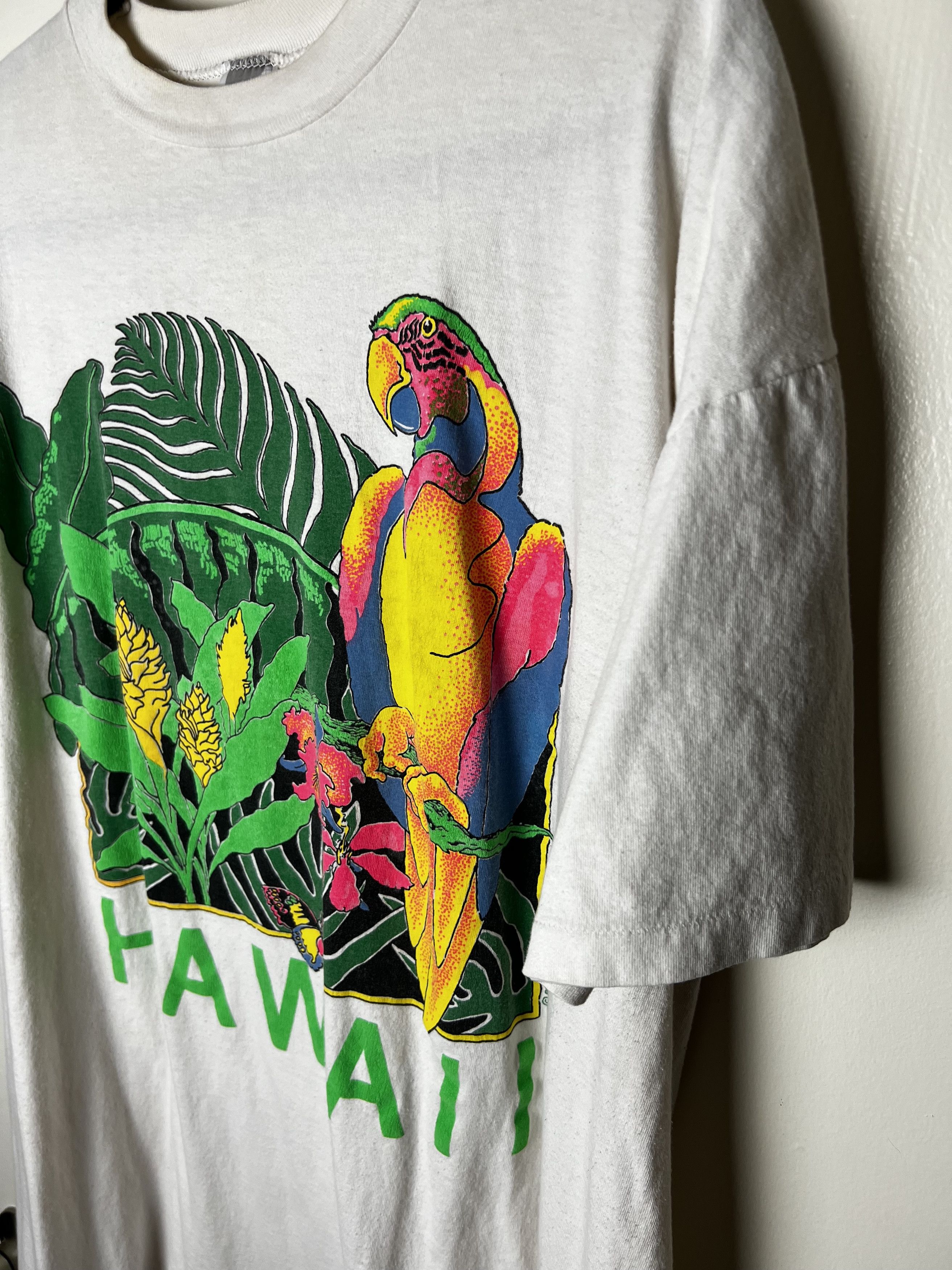 Vintage Vintage Poly Tee's 1990 "Hawaii" Souvenir X-Long T-Shirt Size ONE SIZE - 13 Thumbnail