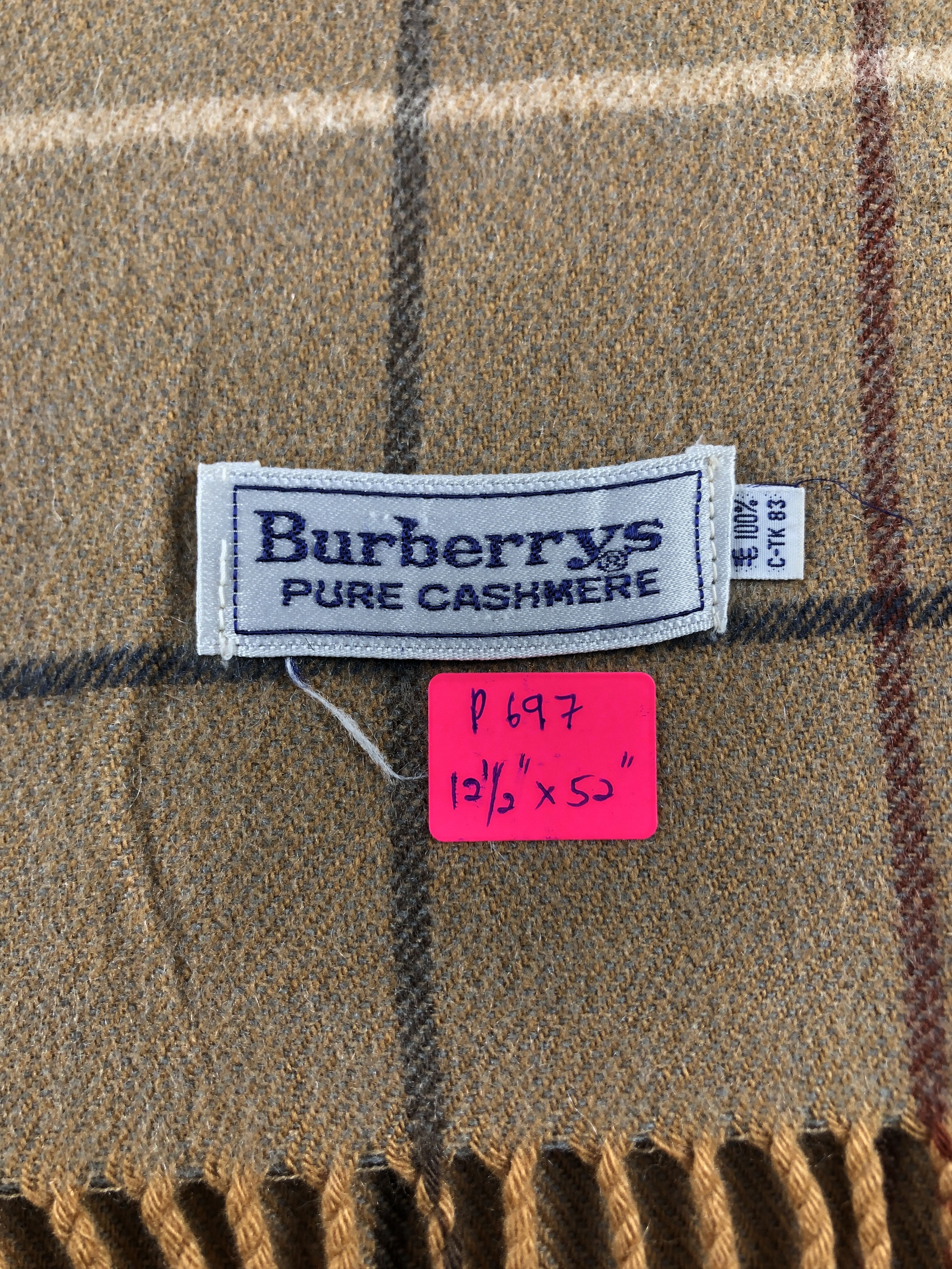 Burberry Burberry Scarf / Muffler / Neckwear P697 Size ONE SIZE - 4 Thumbnail