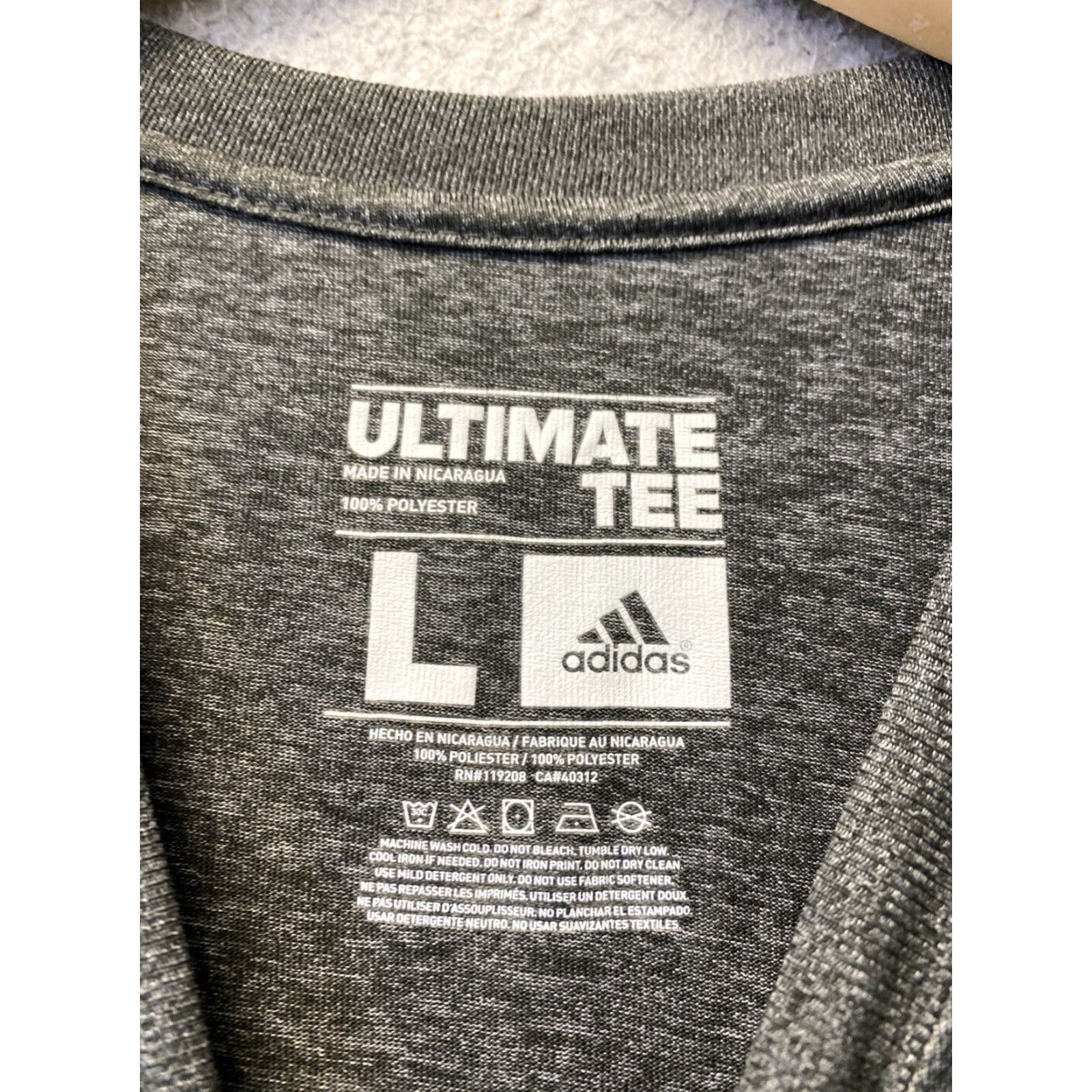 Adidas VINTAGE adidas 2016 NBA Champions Graphic Tee T-Shirt - Adult Large Gray Geometric Mens Size US L / EU 52-54 / 3 - 3 Thumbnail