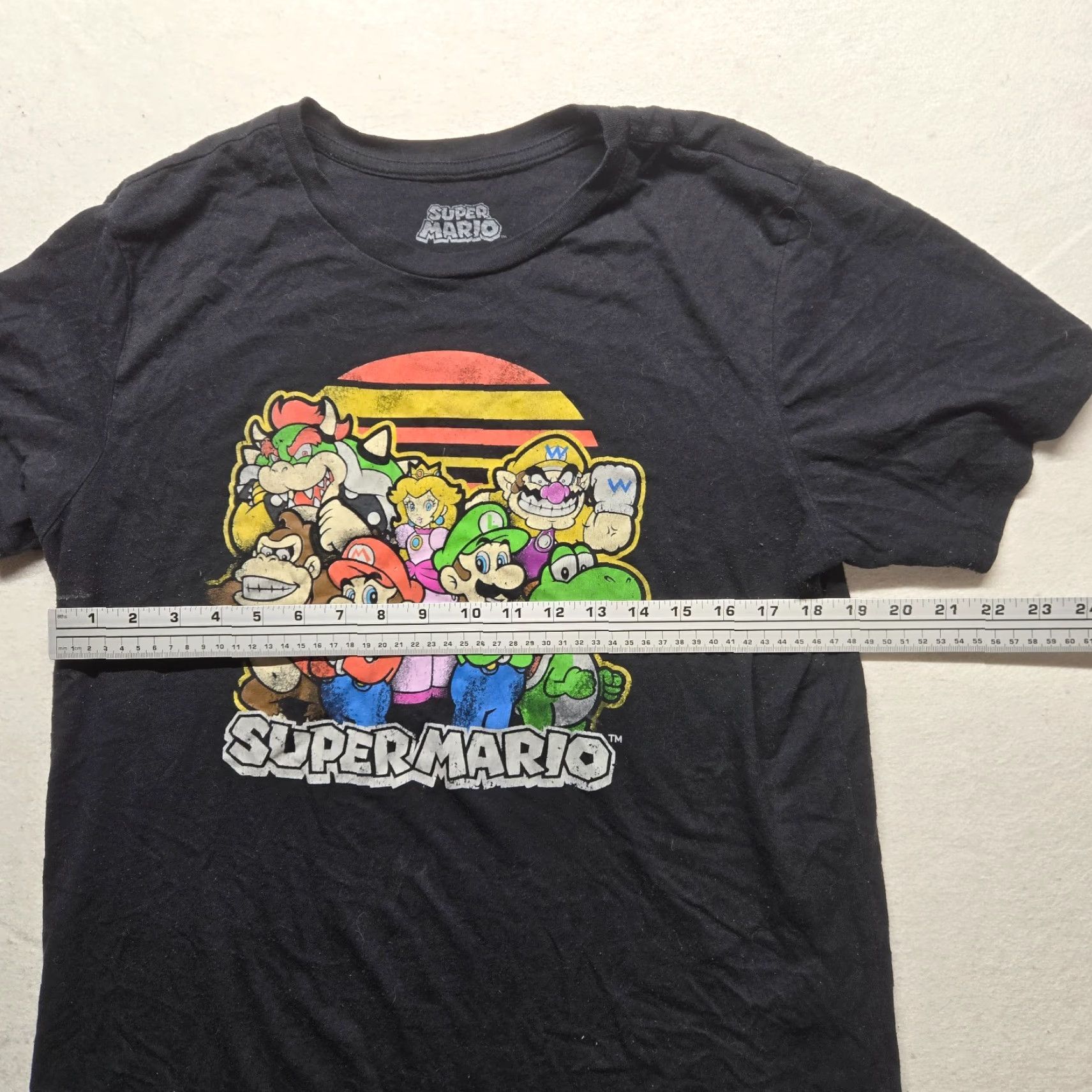 Nintendo Nintendo Super Mario Luigi Black T-Shirt Short Sleeve Adult Men's XL Size US XL / EU 56 / 4 - 4 Thumbnail
