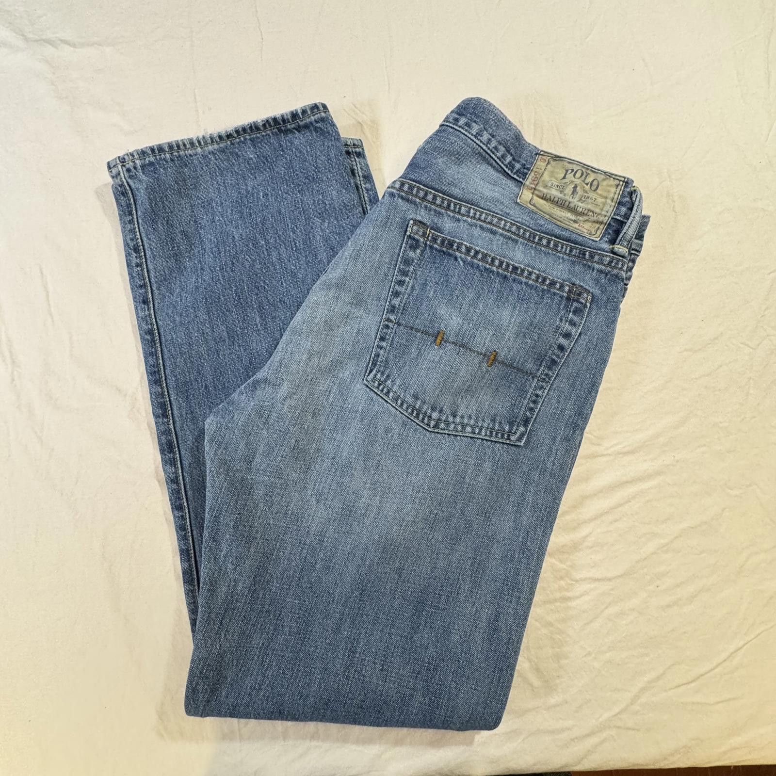 Polo Ralph Lauren Vintage Polo Ralph Lauren Jeans 15941 Classic Blue 33x32 Size US 33 - 10 Thumbnail