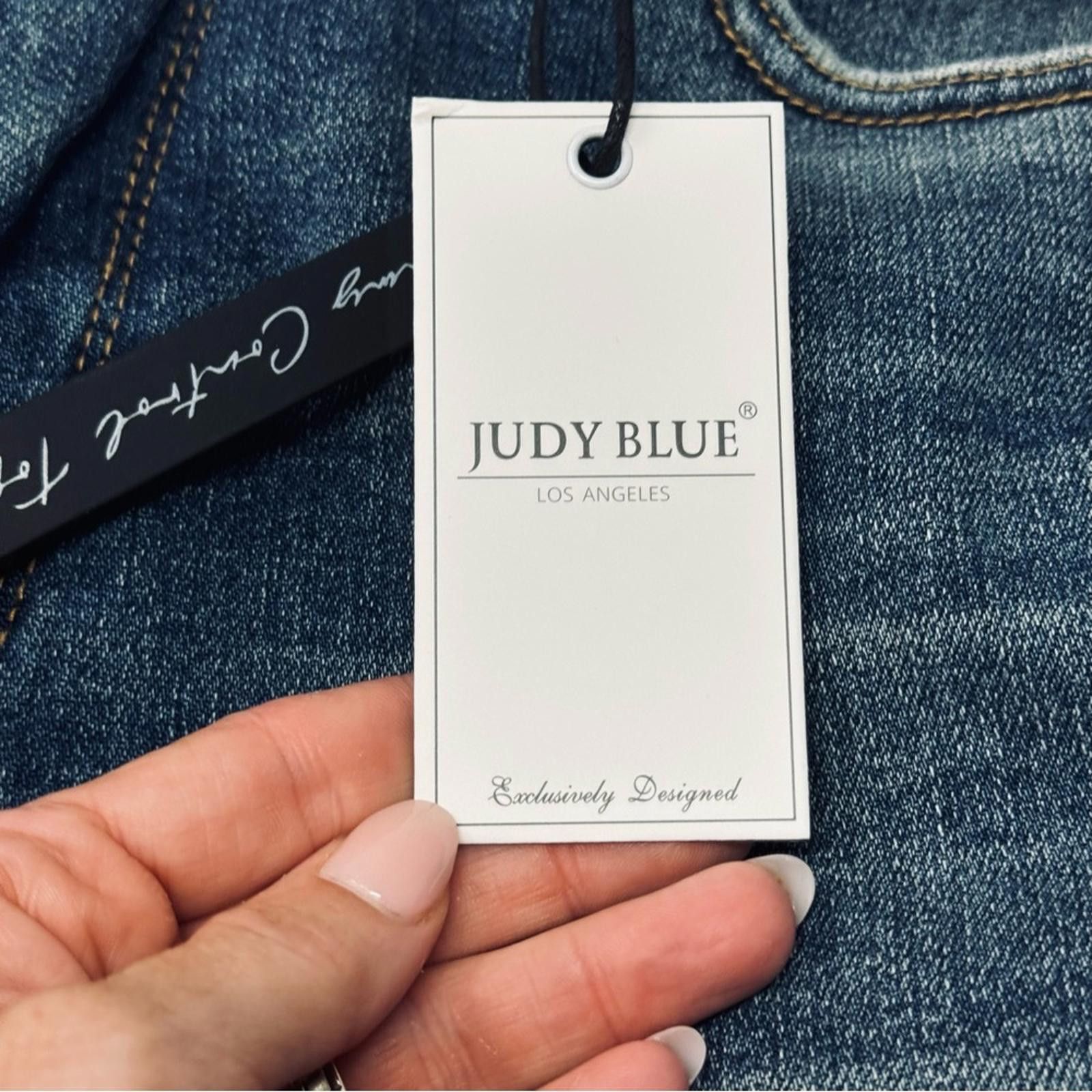 Designer NWT. Judy Blue. Slim Fit Tummy Control Jeans. Size 18W. Size 40" / US 18 - 10 Thumbnail
