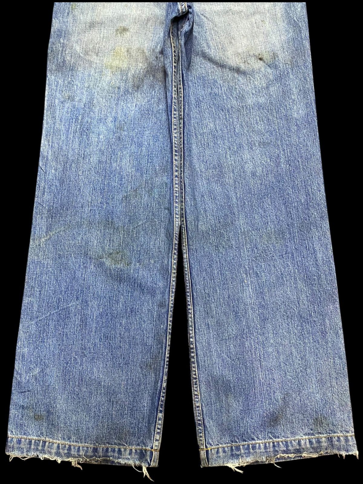 Japanese Brand Vintage Japanese Brand Sweat & Tailoring Dirty Baggy Jeans Size US 29 - 9 Thumbnail