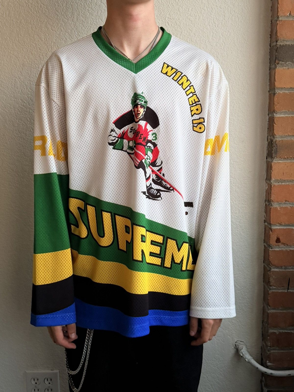 Supreme Supreme Hockey Jersey Size US L / EU 52-54 / 3 - 1 Thumbnail