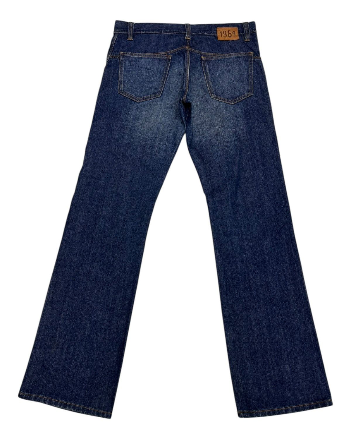 Japanese Brand × Kapital × Le Grande Bleu (L.G.B.) Flare Jeans Hip Hugger Gap Blue Distressed Denim Jeans Size US 32 / EU 48 - 2 Thumbnail