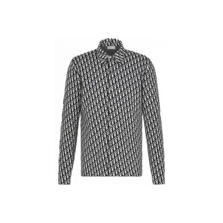 Dior Dior Classic Logo Print Long Sleeve Shirt 0079-2507
