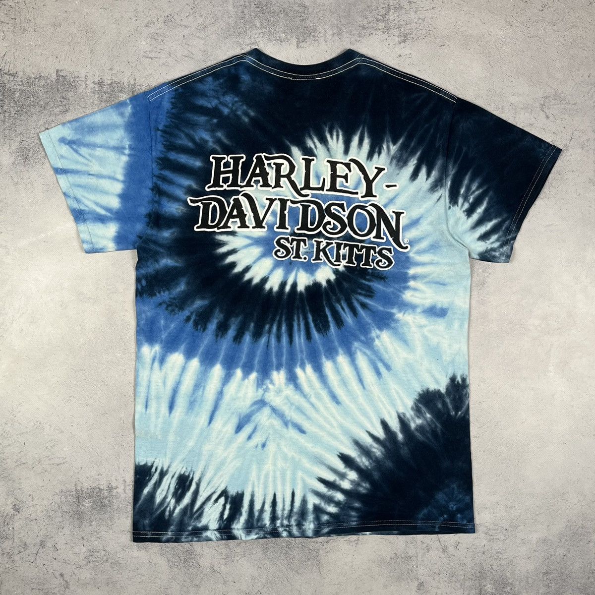 Harley Davidson Vintage Harley Davidson y2k big logo tie dye tee 90’s Size US M / EU 48-50 / 2 - 16 Thumbnail