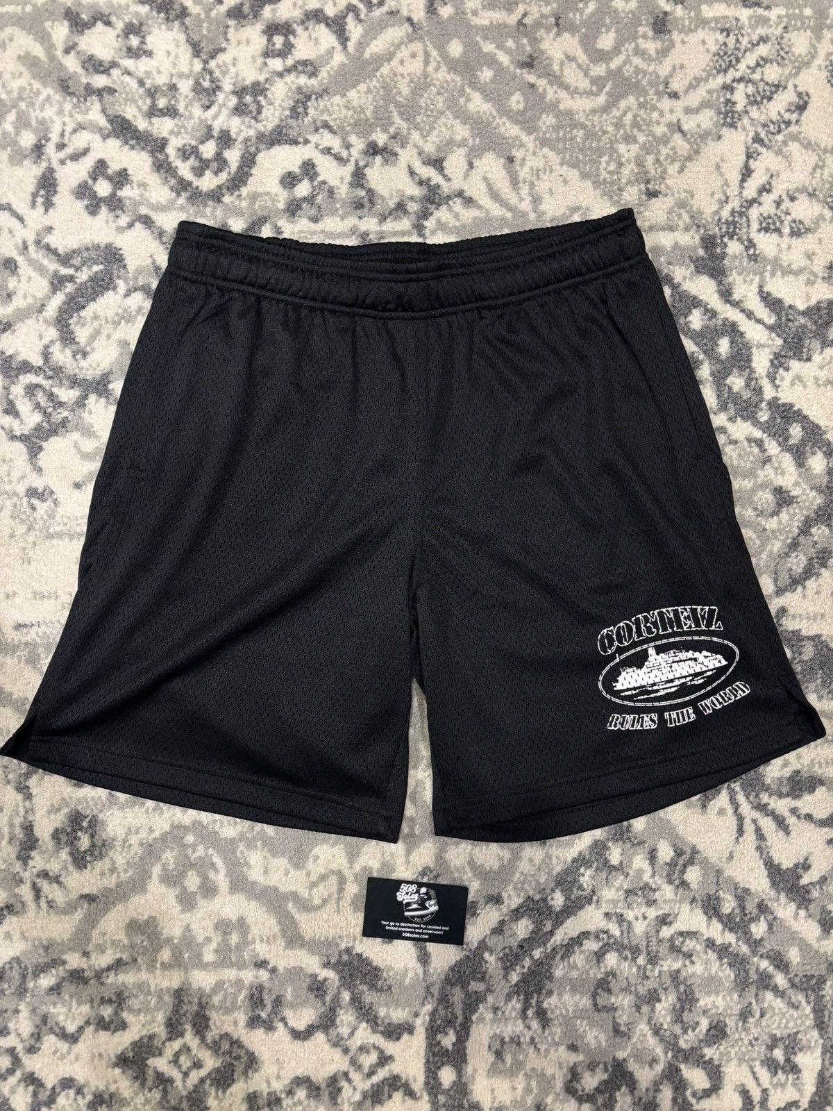 Corteiz Corteiz HMP Raw Hem shorts heather grey medium | Grailed