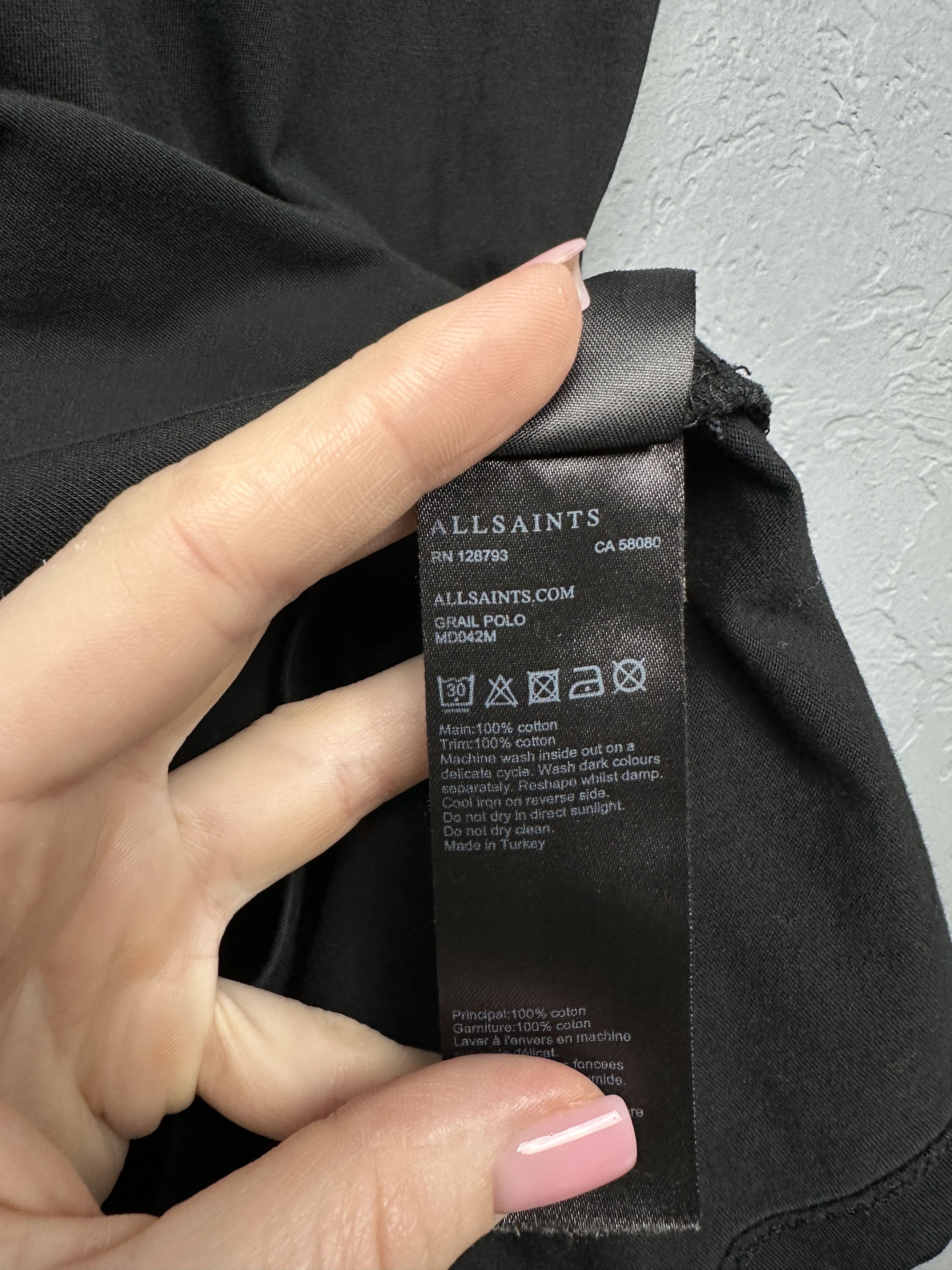 Allsaints Allsaints Mens Grail Polo Shirt Size US M / EU 48-50 / 2 - 5 Thumbnail