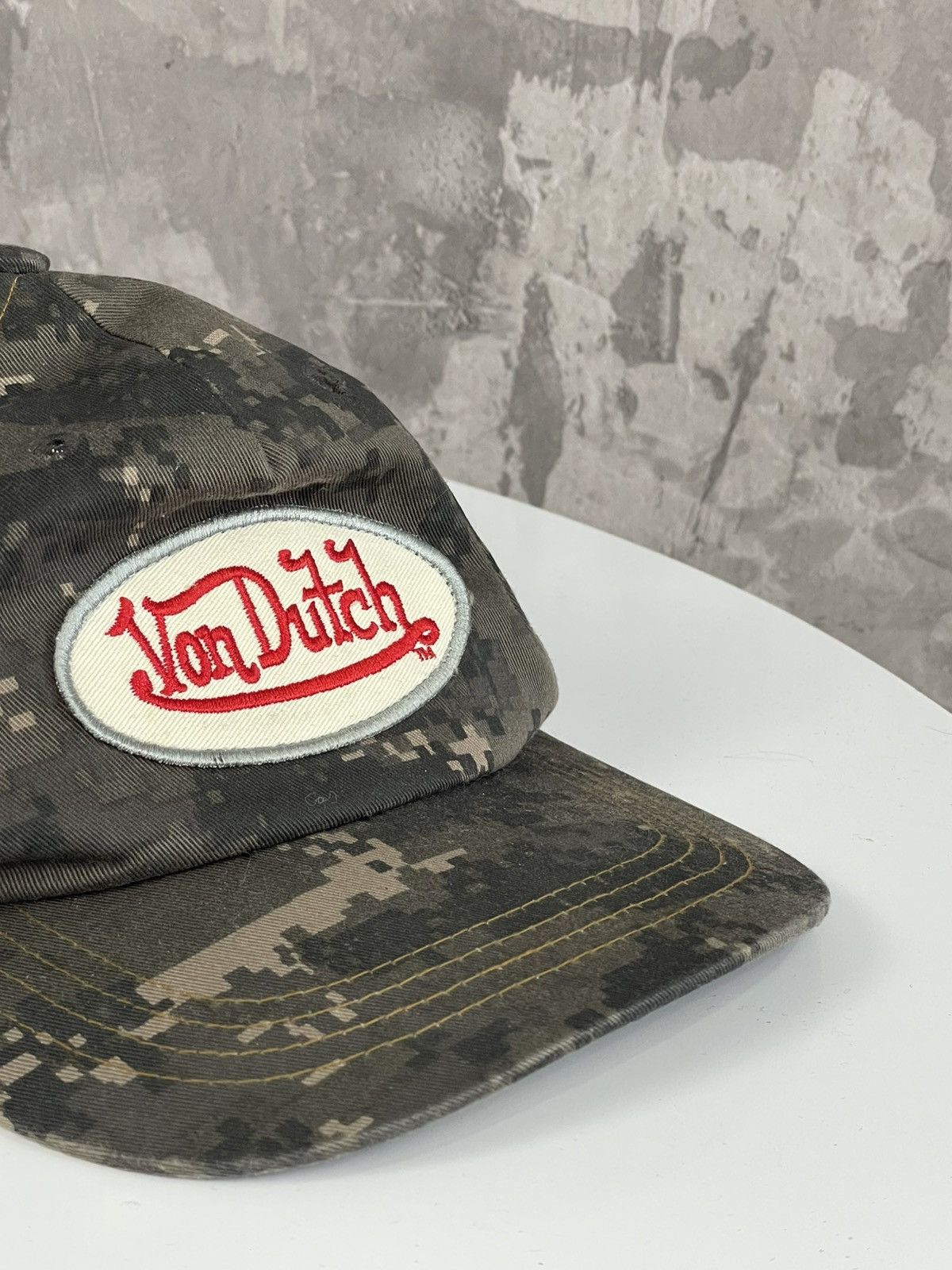 Vintage × Von Dutch Vintage Y2K Von Dutch Camo Cap Size ONE SIZE - 3 Thumbnail