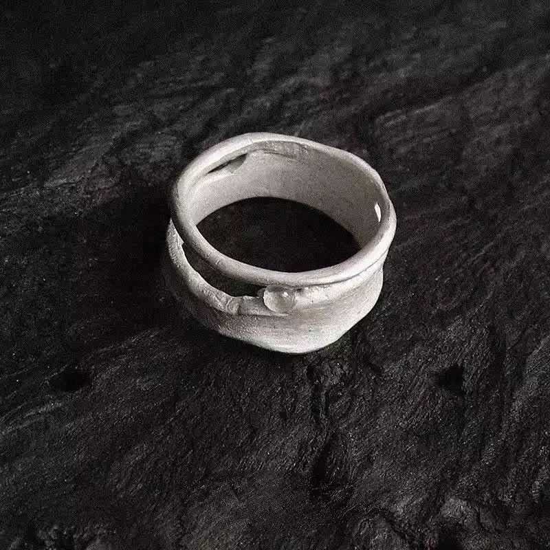 Jewelry Handmade Moonlight Stone Hip hop Punk Ring Size ONE SIZE - 1 Thumbnail