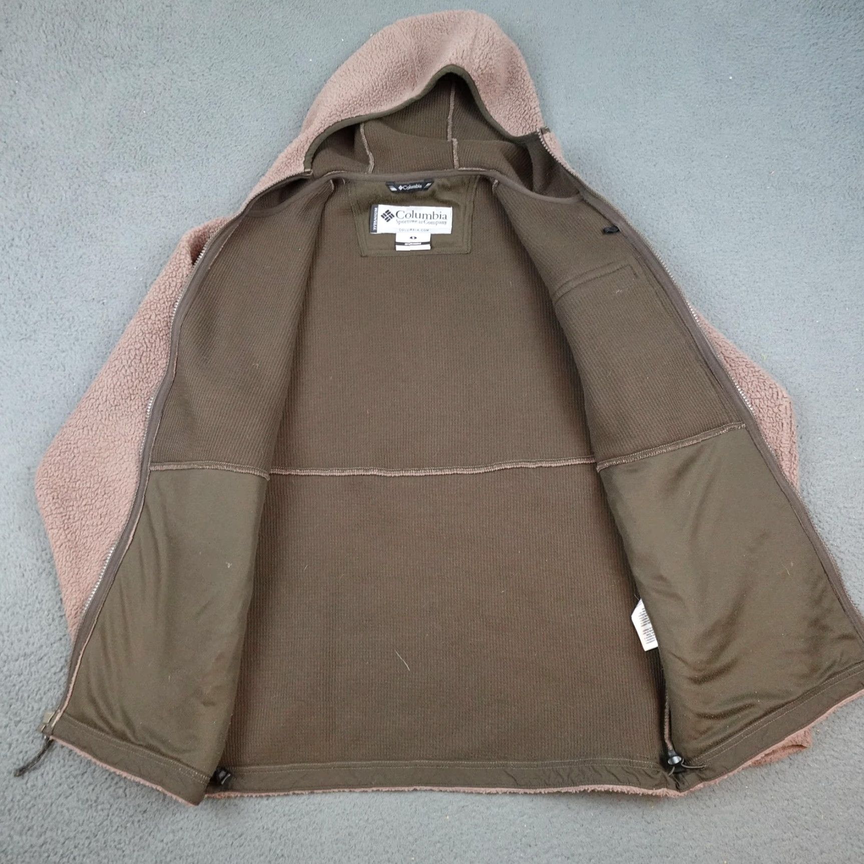 Vintage Columbia Titanium Fleece Jacket Mens Small Brown Hooded Full Zip Sherpa Plaid Jacket Regular Size S Brown Mens Col umbia Titanium 3-in-1? Size US S / EU 44-46 / 1 - 5 Thumbnail
