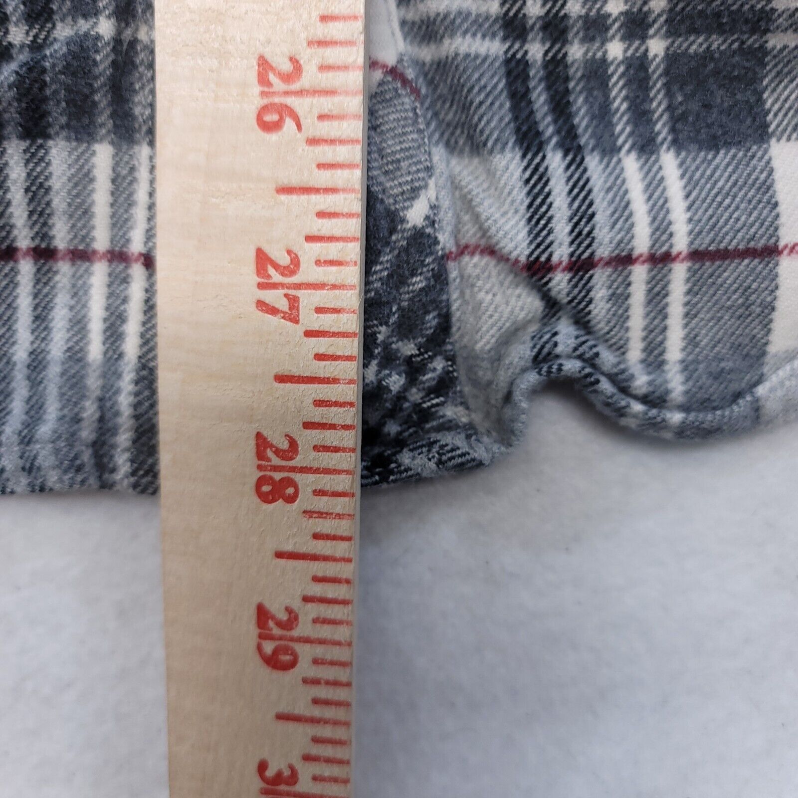 Empyre Empyre Long Sleeve Hoodie Mens Size Small S Gray Plaid Size US S / EU 44-46 / 1 - 7 Thumbnail