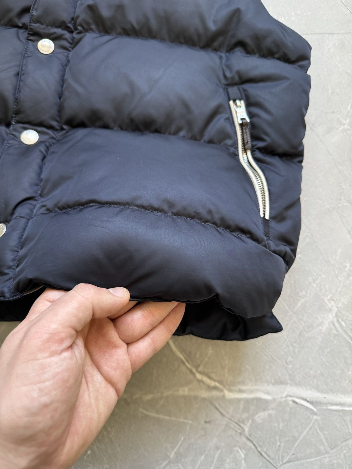 Hackett Hackett London Nylon Down Puffer Vest Navy Inner Hood Size US M / EU 48-50 / 2 - 5 Thumbnail
