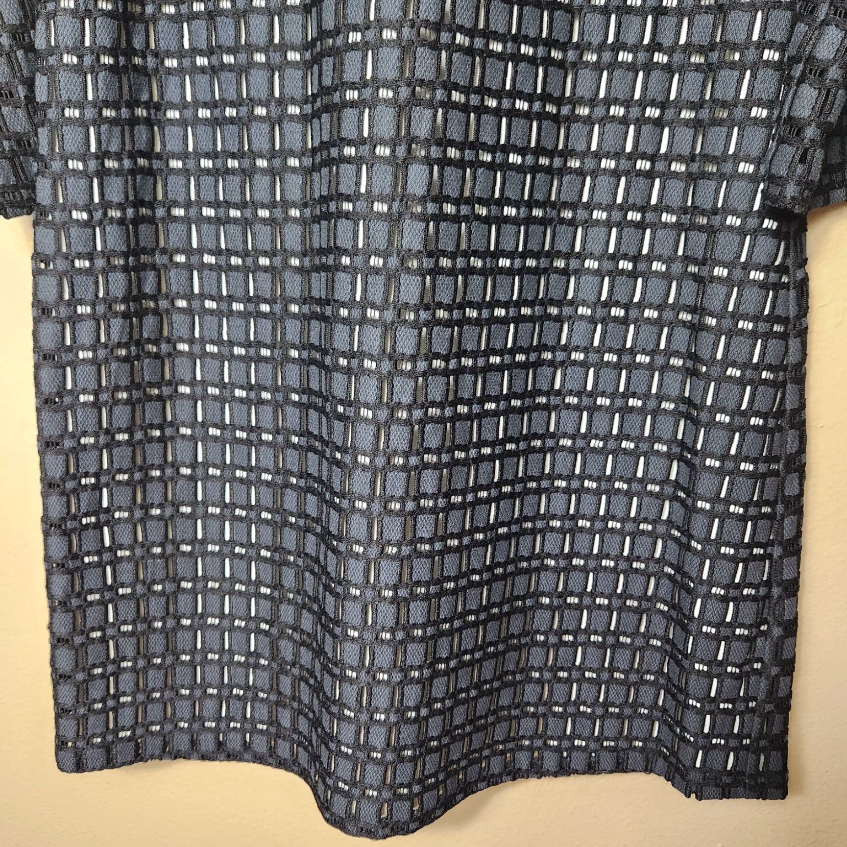 Vintage Erin Fetherston Black Eyelet Long Sleeve Lined Shift Dress-Size 4 Womens Size S / US 4 / IT 40 - 2 Thumbnail