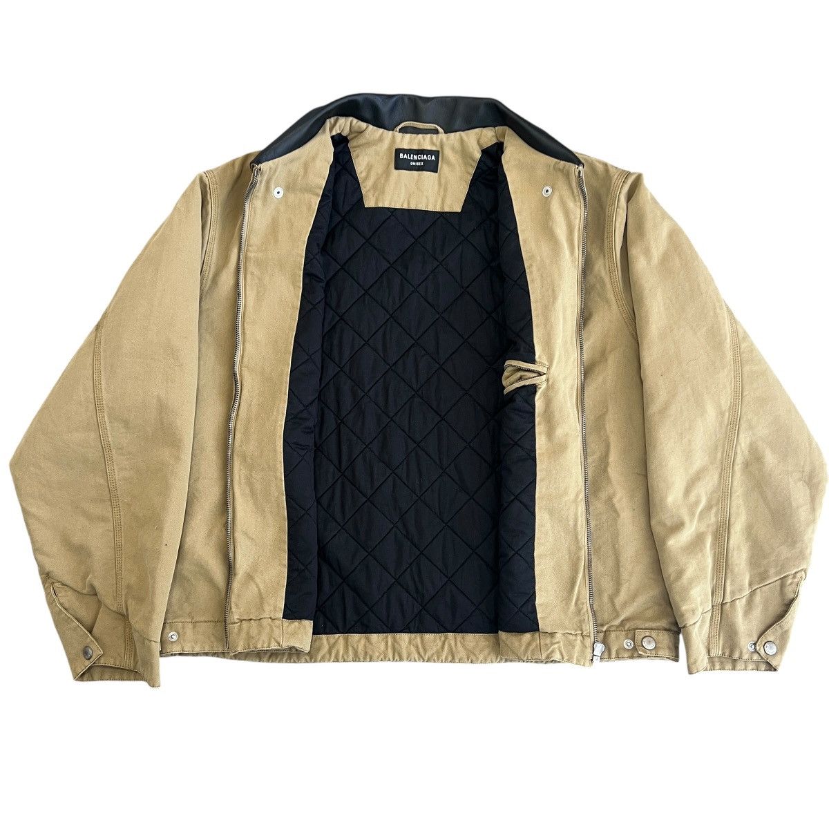 Balenciaga BALENCIAGA FW2021 Oversized Canvas Work Jacket 46 Size US S / EU 44-46 / 1 - 2 Thumbnail