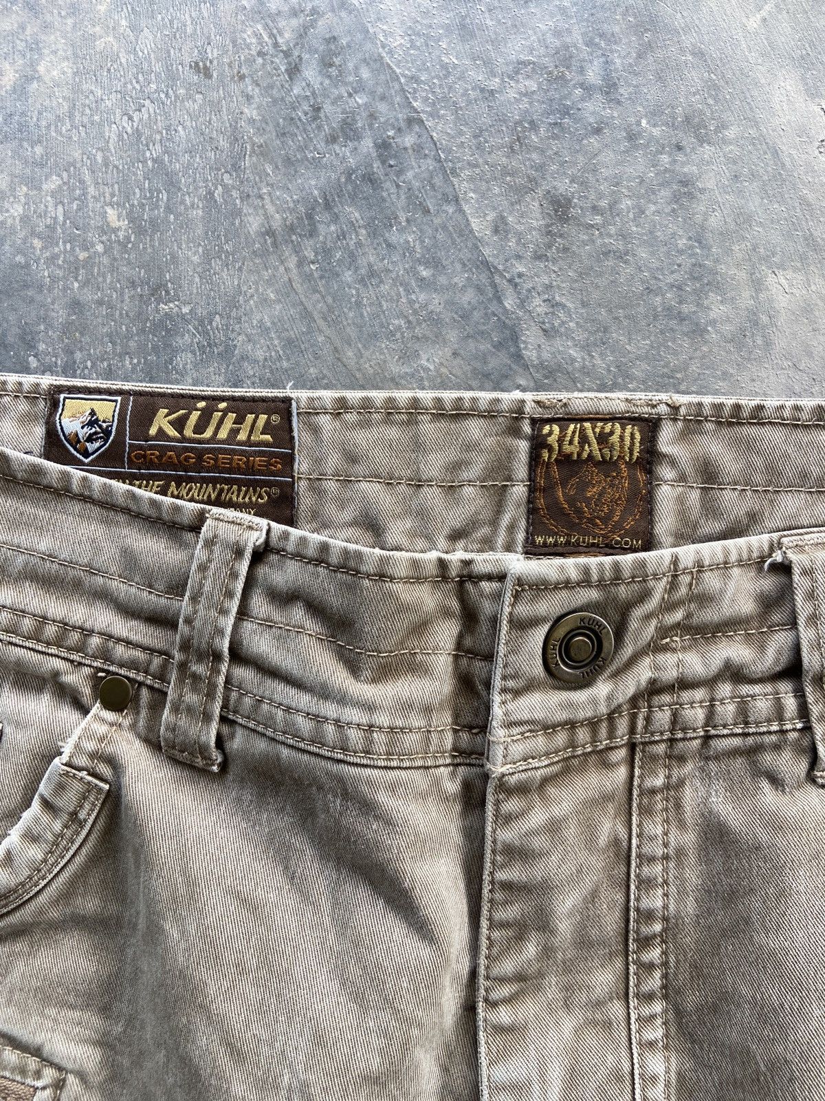 Japanese Brand × Kuhl × Vintage Baggy Kuhl Workwear Cargopant Size US 36 / EU 52 - 5 Thumbnail