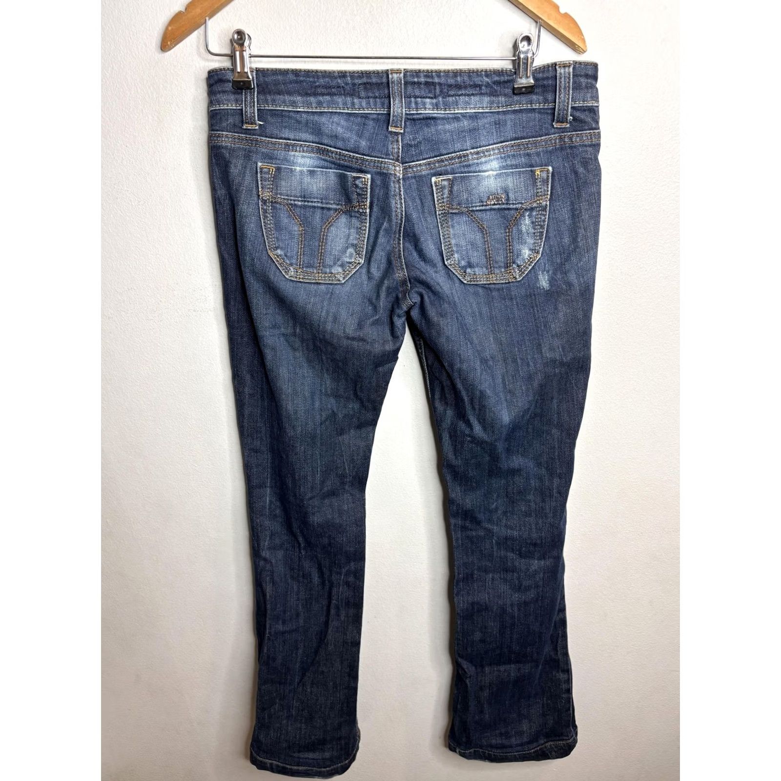 Miss Sixty Miss Sixty Jeans Womens 28 Blue Ferguson Distressed Button Fly Denim Jeans Size 27" / US 4 / IT 40 - 7 Thumbnail