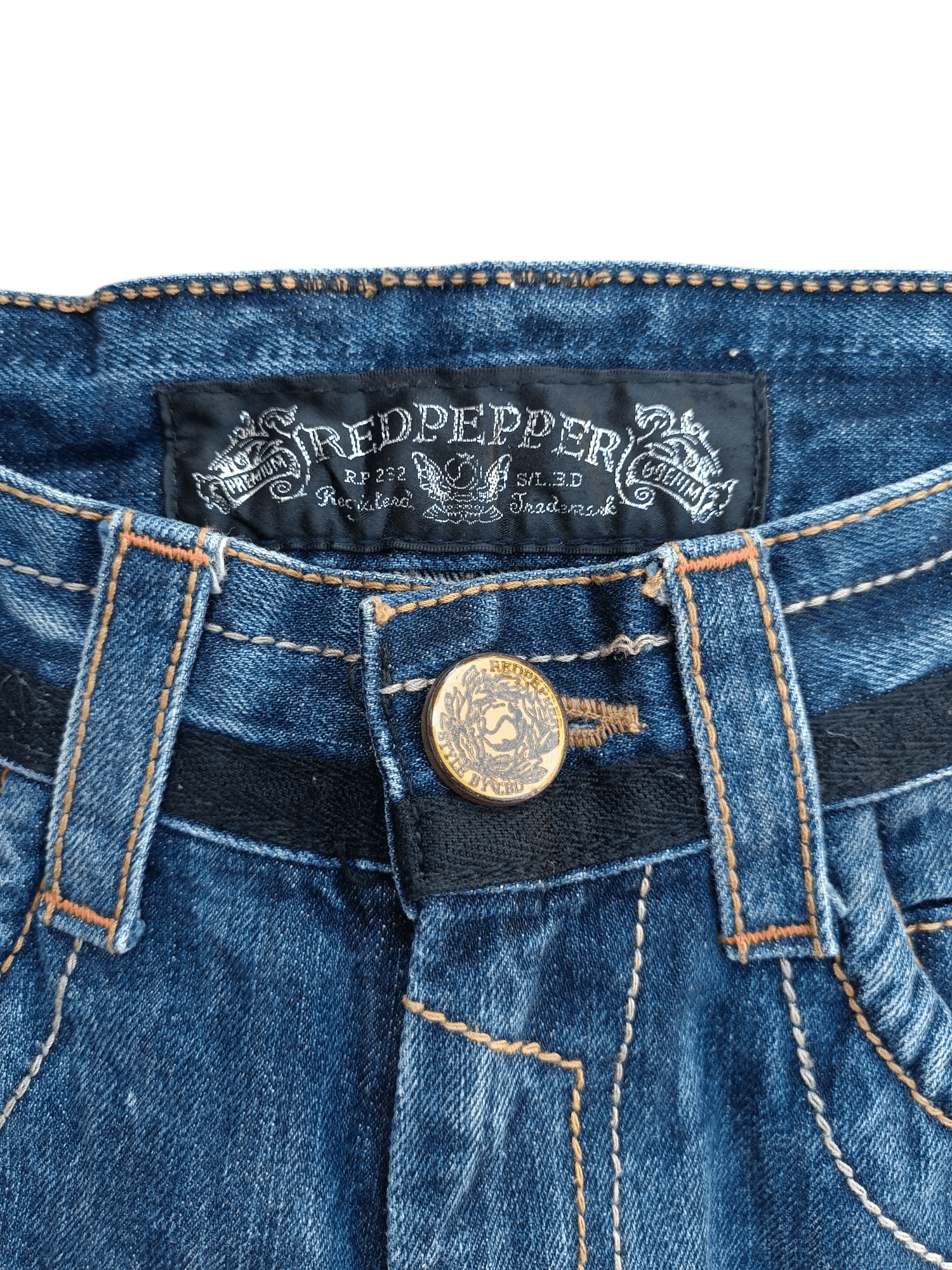 Japanese Brand Japan RedPepper Distressed Seditionaries Rare Design Denim Size US 30 / EU 46 - 5 Thumbnail