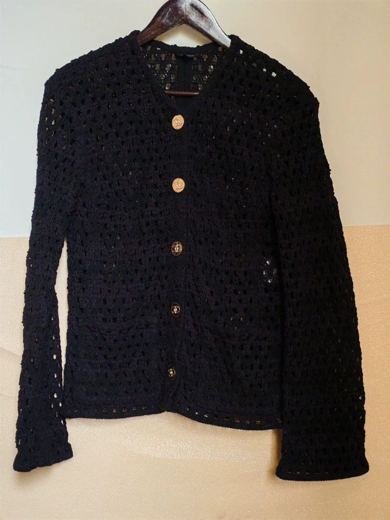Chanel Chanel Equestrian Gold Button Knit Cardigan - dmc Size US M / EU 48-50 / 2 - 1 Thumbnail