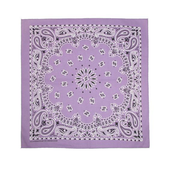 Saint Laurent Paris o1s1wg111224 Size: OS / Bandana Square Scarf Paisley Purple Size ONE SIZE - 1 Preview