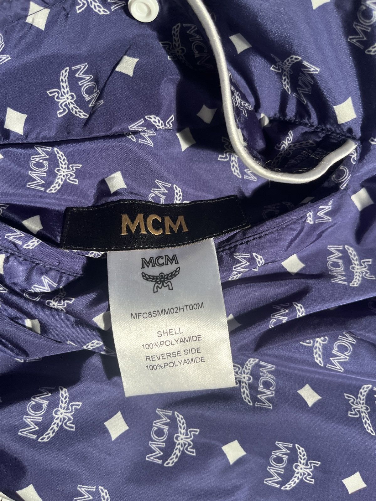 MCM MCM reversible navy blue Logo windbreaker Size US S / EU 44-46 / 1 - 4 Thumbnail