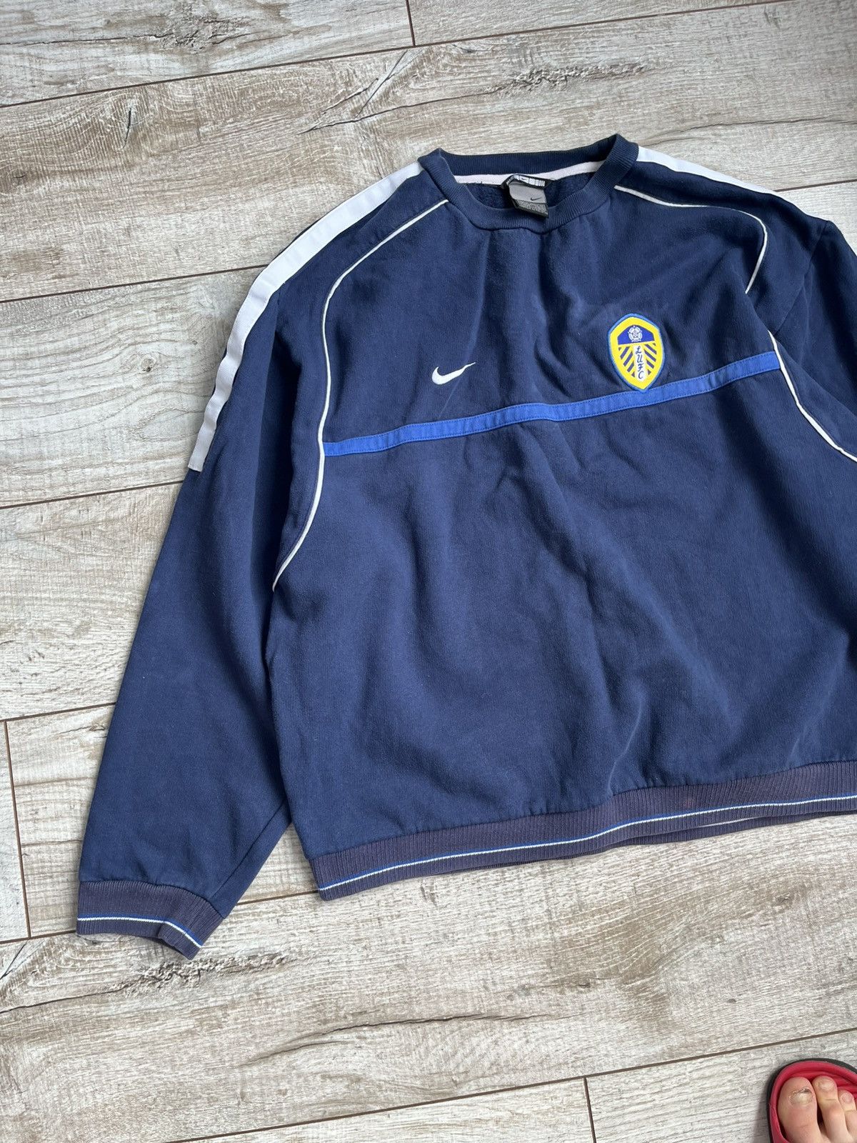 Nike × Vintage Vintage sweatshirt Nike Fc Leeds United Size US L / EU 52-54 / 3 - 2 Thumbnail