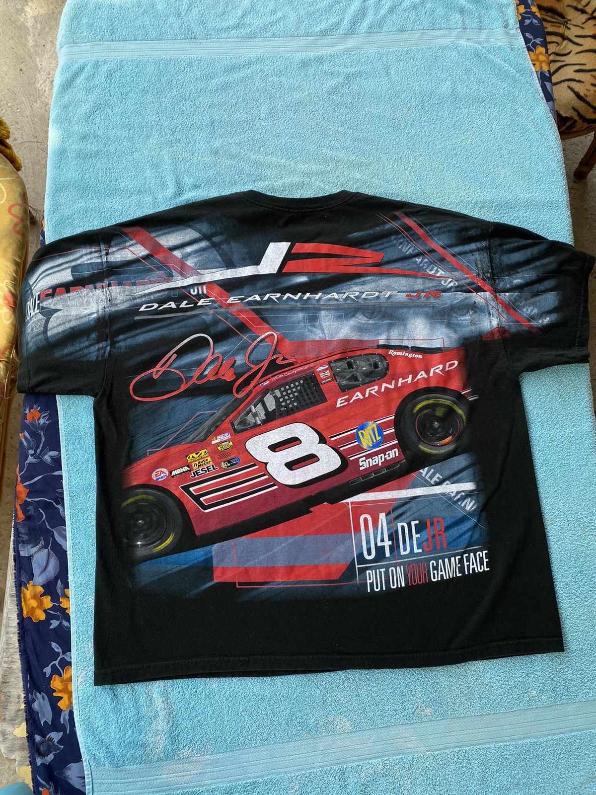 Vintage Nascar dale earnhardt junior vintage t shirt all over print Size US XL / EU 56 / 4 - 2 Thumbnail