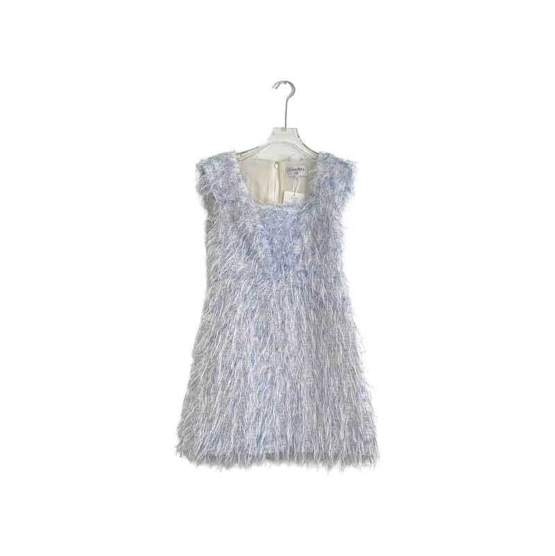 Chanel Chanel Color-Blocked Summer Dress in Polyester 0089 Size S / US 4 / IT 40 - 1 Thumbnail