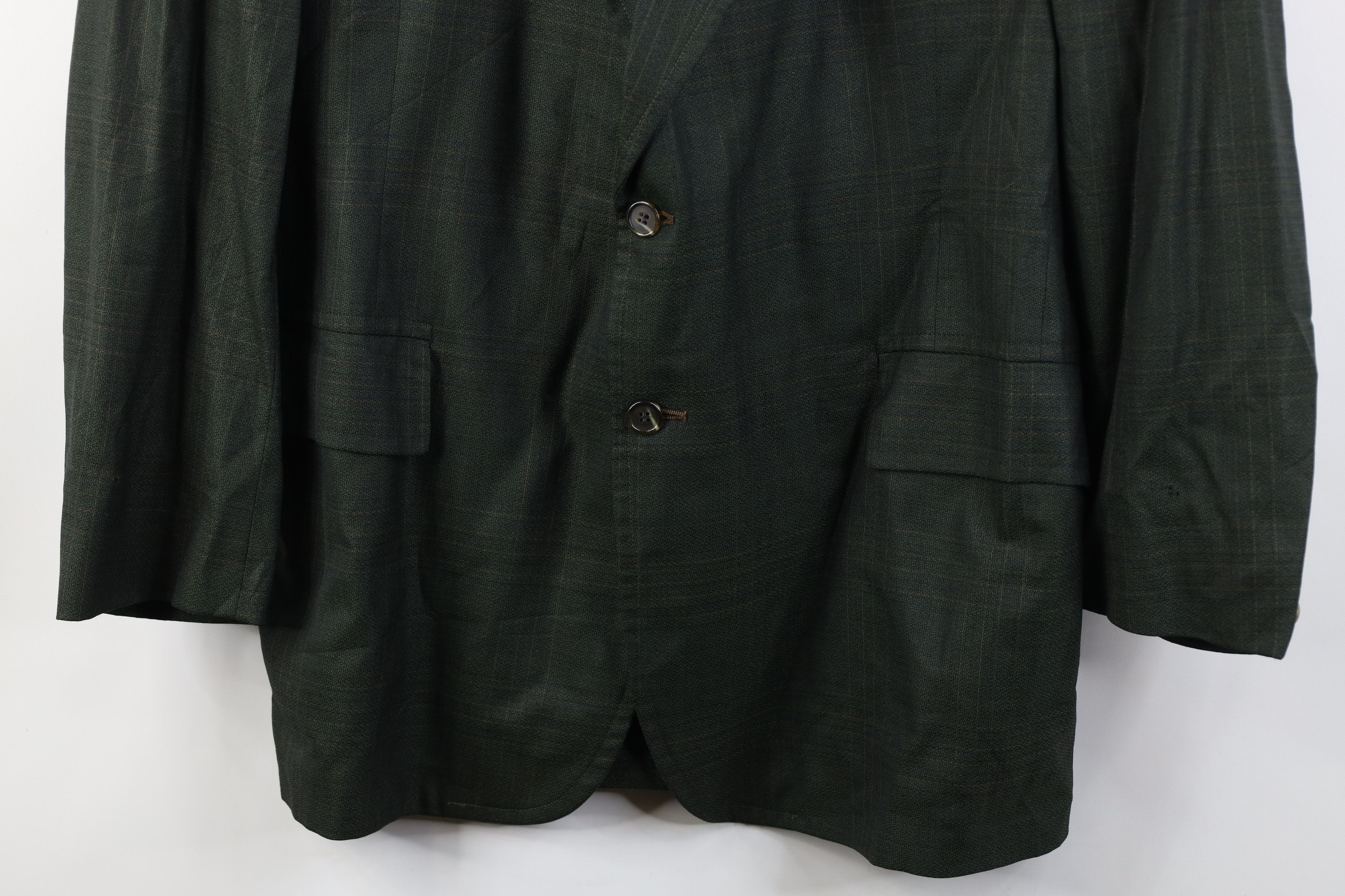 Vintage Vintage 60s Rockabilly Wool 2 Button Suit Coat Jacket USA Size US XXL / EU 58 / 5 - 3 Thumbnail
