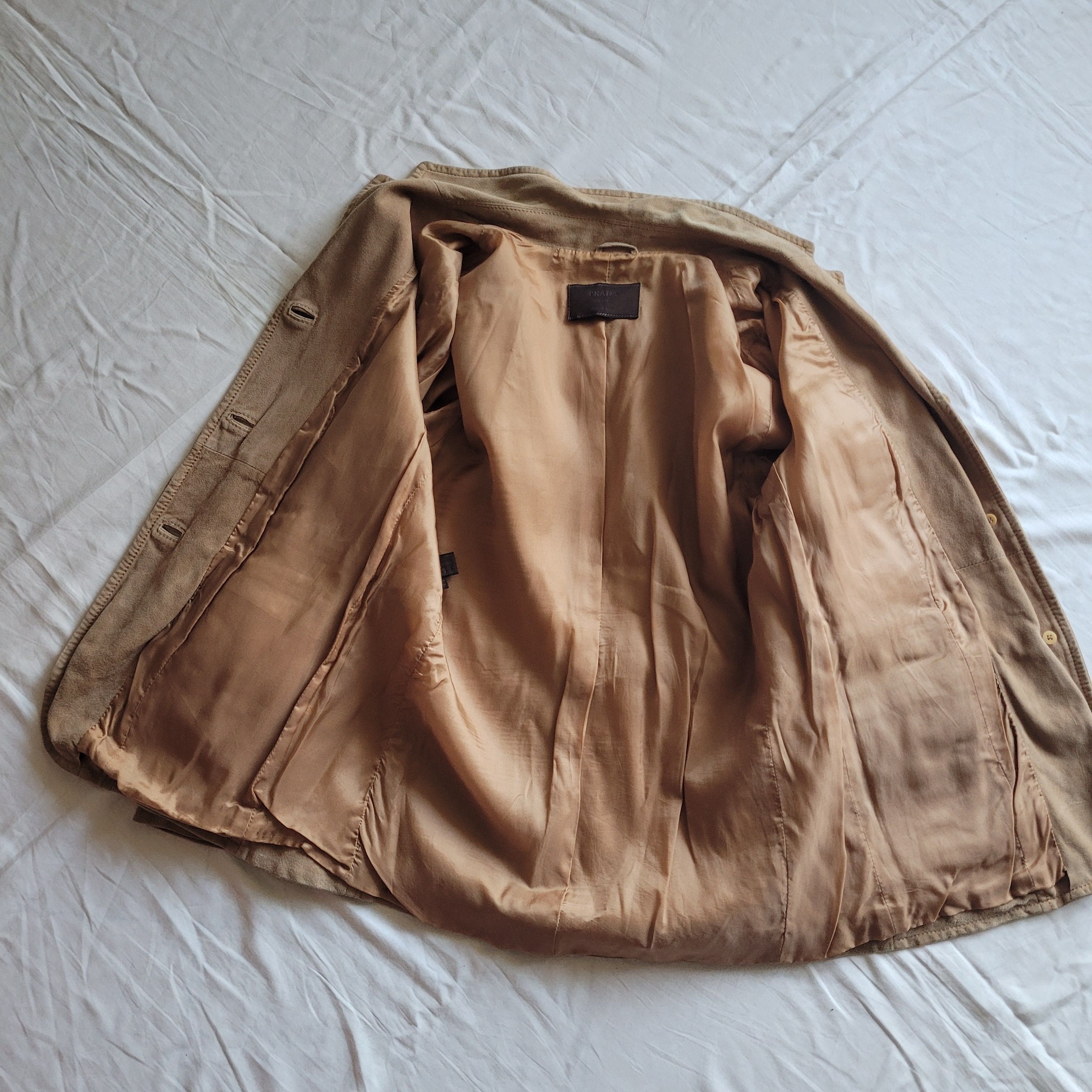 Prada Prada mainline suede chamois leather jacket Size M / US 6-8 / IT 42-44 - 10 Thumbnail