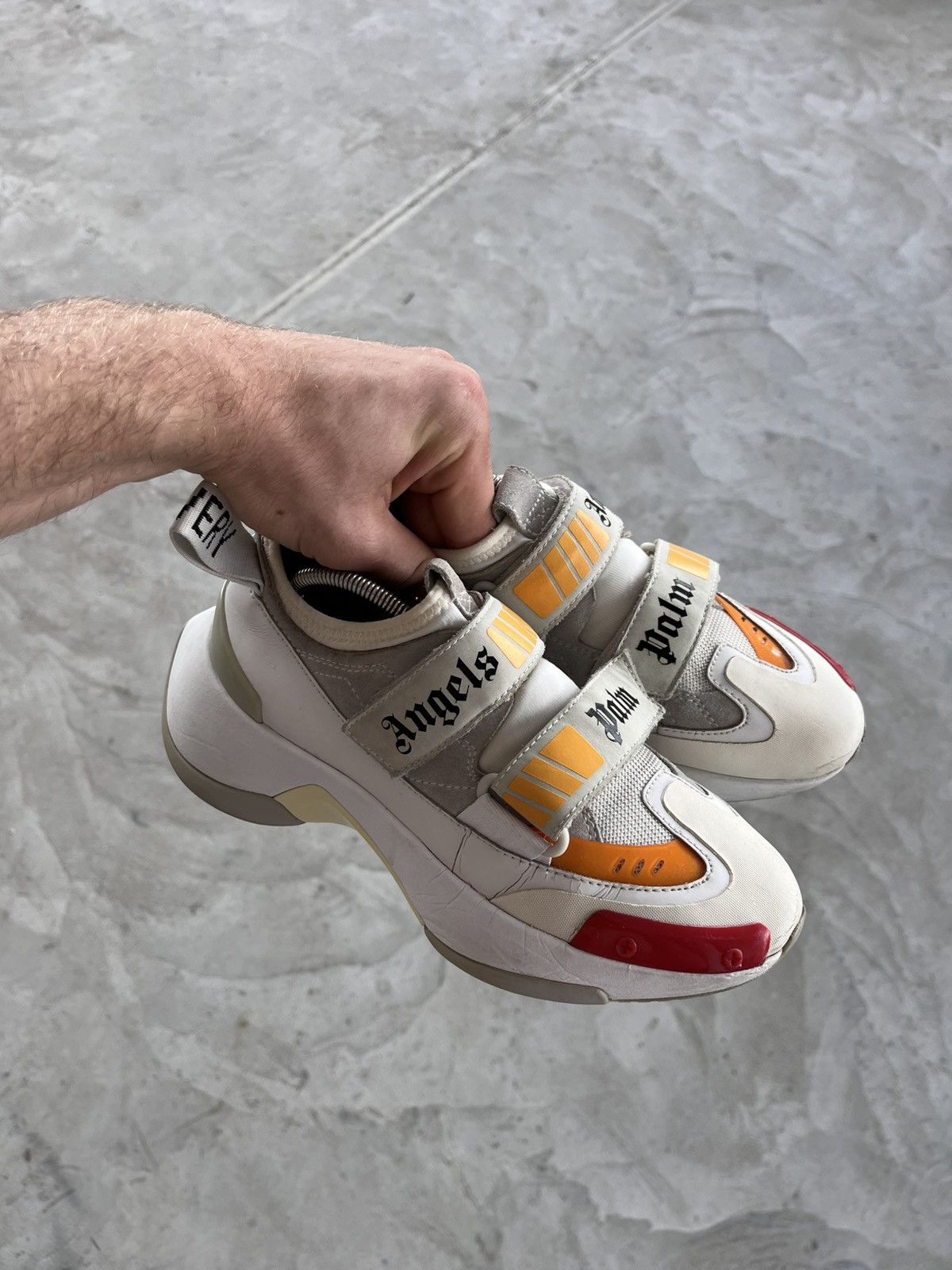 Palm Angels Vintage Hype Palm Angels Women’s Velcro Sneakers rare Y2K Size US 7 / IT 37 - 1 Thumbnail