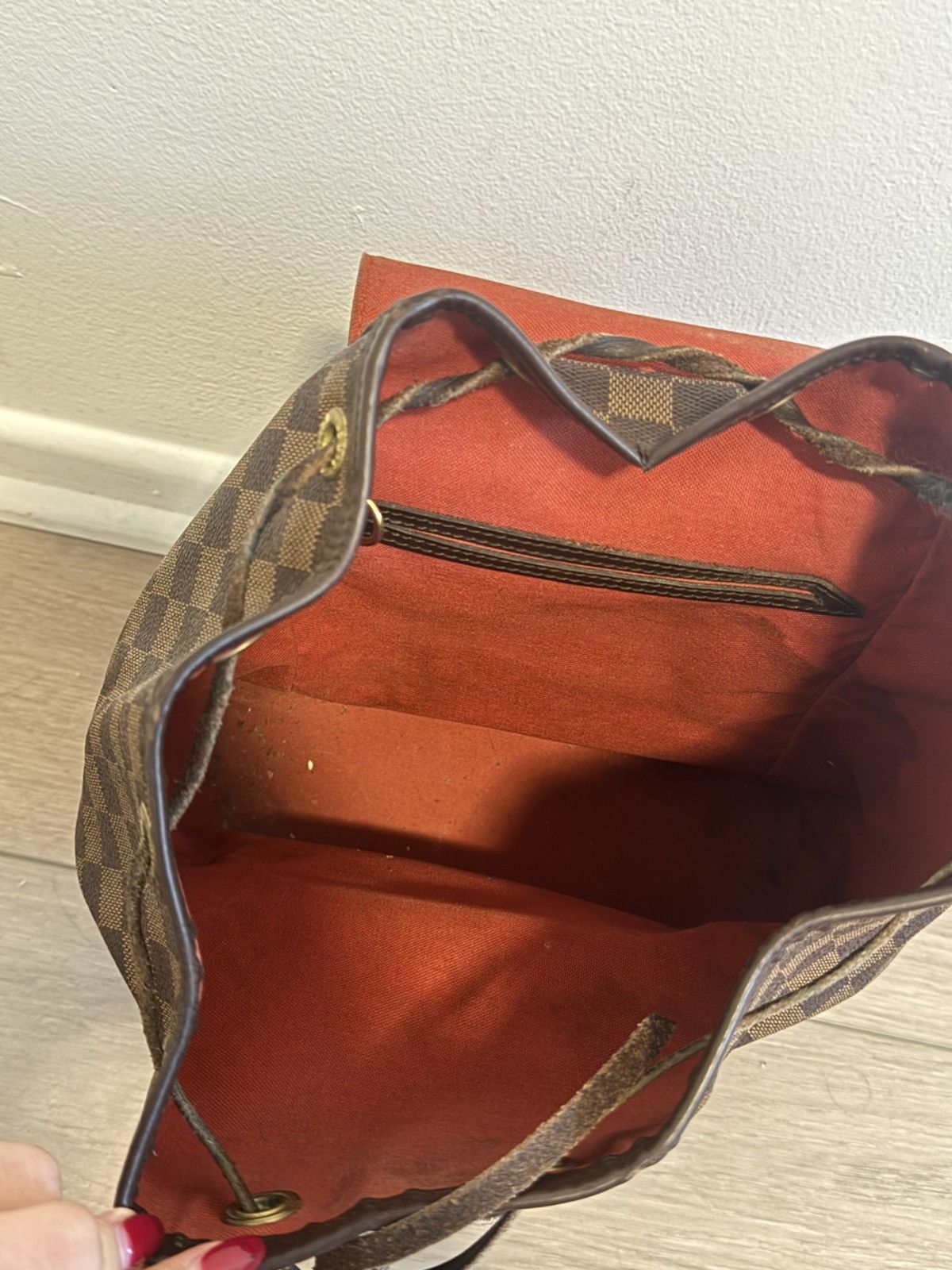 Louis Vuitton Damier Ebene Montsouris MM Special Order Size ONE SIZE - 12 Thumbnail