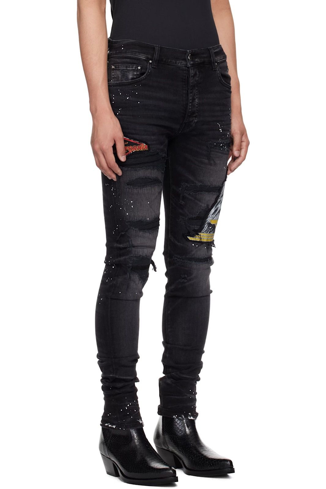 Amiri Amiri California eagle patch jeans Size US 32 / EU 48 - 13 Thumbnail