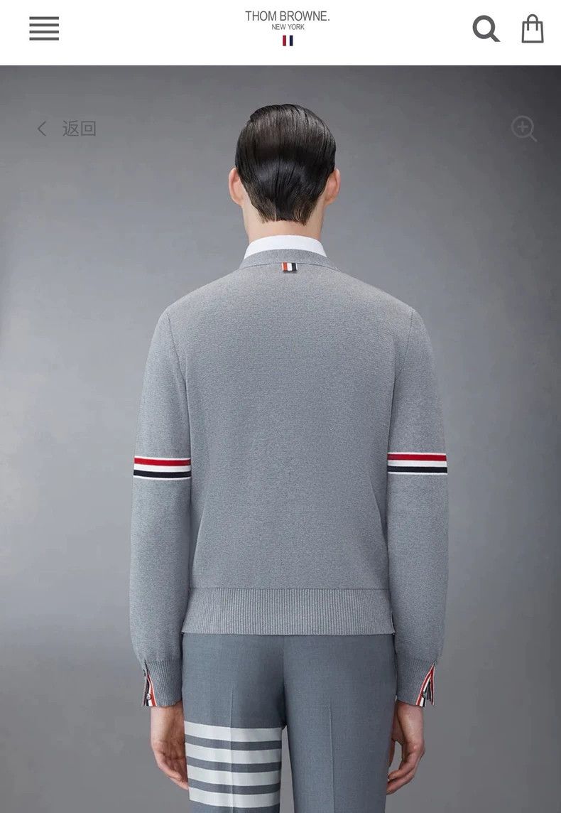 Thom Browne Thom BrowneClassic double-sleeved cardigan jacket 2503-Next Size US M / EU 48-50 / 2 - 7 Thumbnail