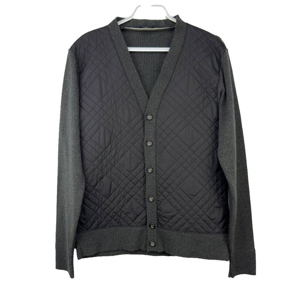 Other RNT 23 JEANS Quilted Grey Buttoned Up Jacket Cardigan M Size US M / EU 48-50 / 2 - 1 Thumbnail