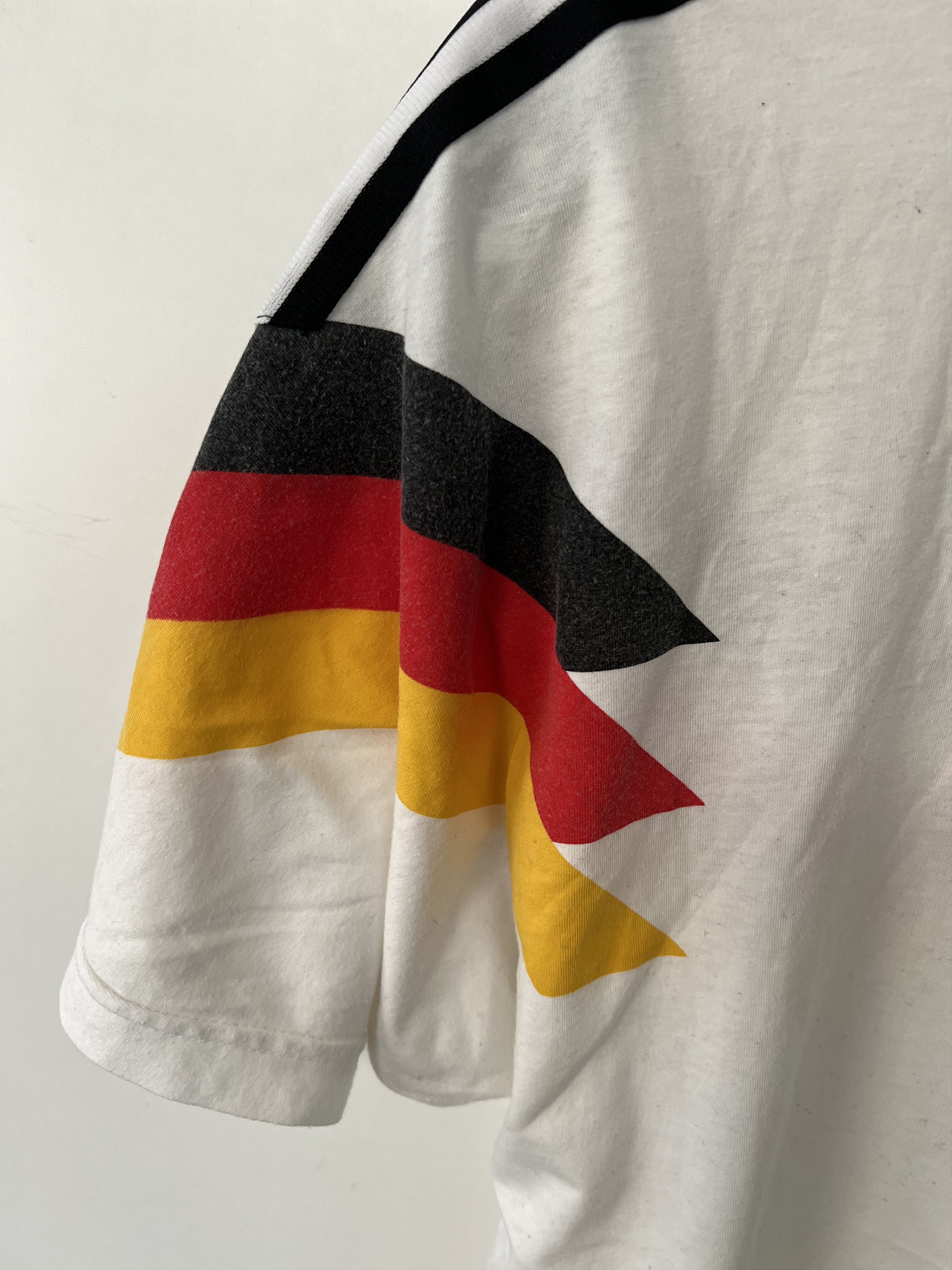 Adidas GERMANY 1988-90 TRAINING HOME SHIRT FOOTBALL SOCCER JERSEY Size US M / EU 48-50 / 2 - 14 Thumbnail
