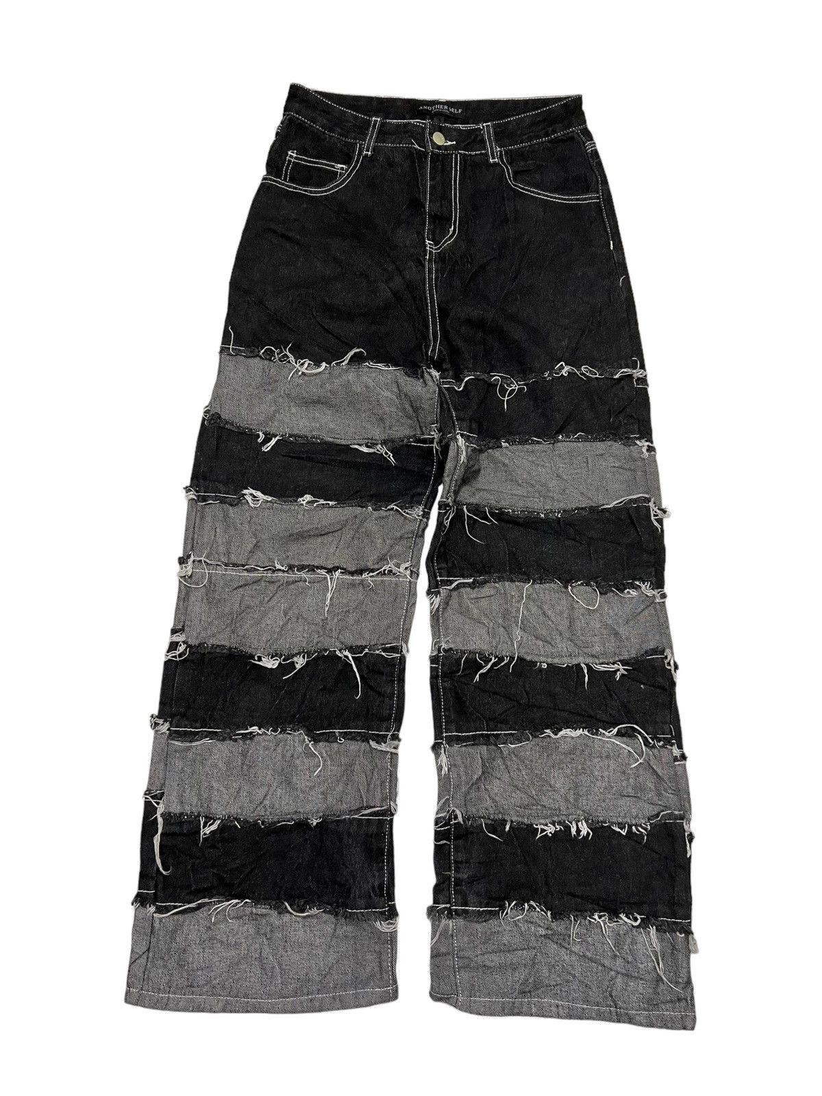 Hysteric Glamour × If Six Was Nine Another - Distressed denim baggy pants Size US 29 - 1 Thumbnail