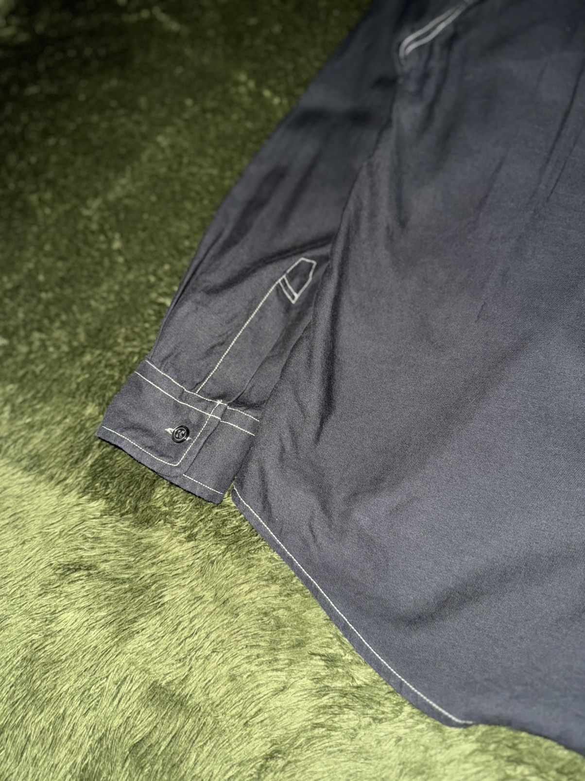 Japanese Brand [2] 8division x Brownyard Collaboration Tencel Stitch Shirt Size US XL / EU 56 / 4 - 10 Thumbnail