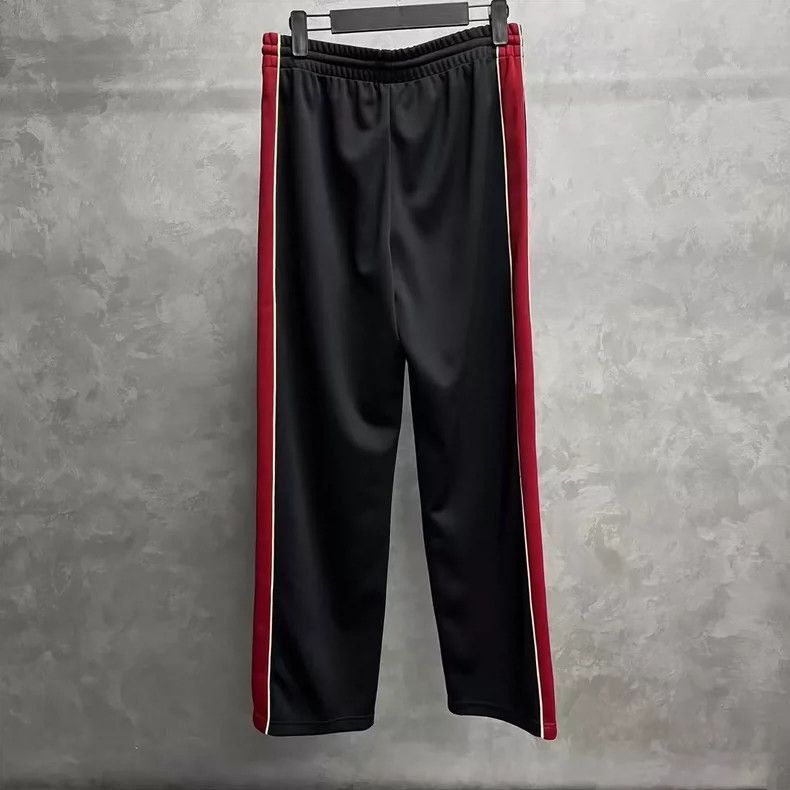 Celine Celine Black Letter Print Drawstring Casual Pants Size US 26 / EU 42 - 2 Thumbnail