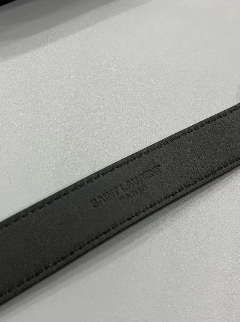 Saint Laurent Paris Saint laurent paris Silver button belt 2506-Nextarrow Size ONE SIZE - 4 Thumbnail