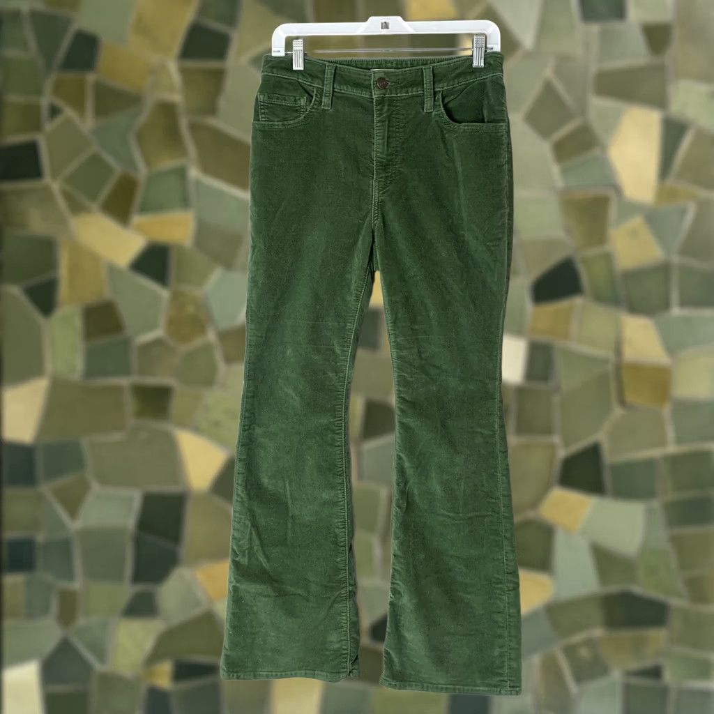 Levi's Levi's 726 Flare Velour Pants Women Size 28 Green Premium Y2K Preppy Vintage? Size 28" / US 6 / IT 42 - 1 Thumbnail