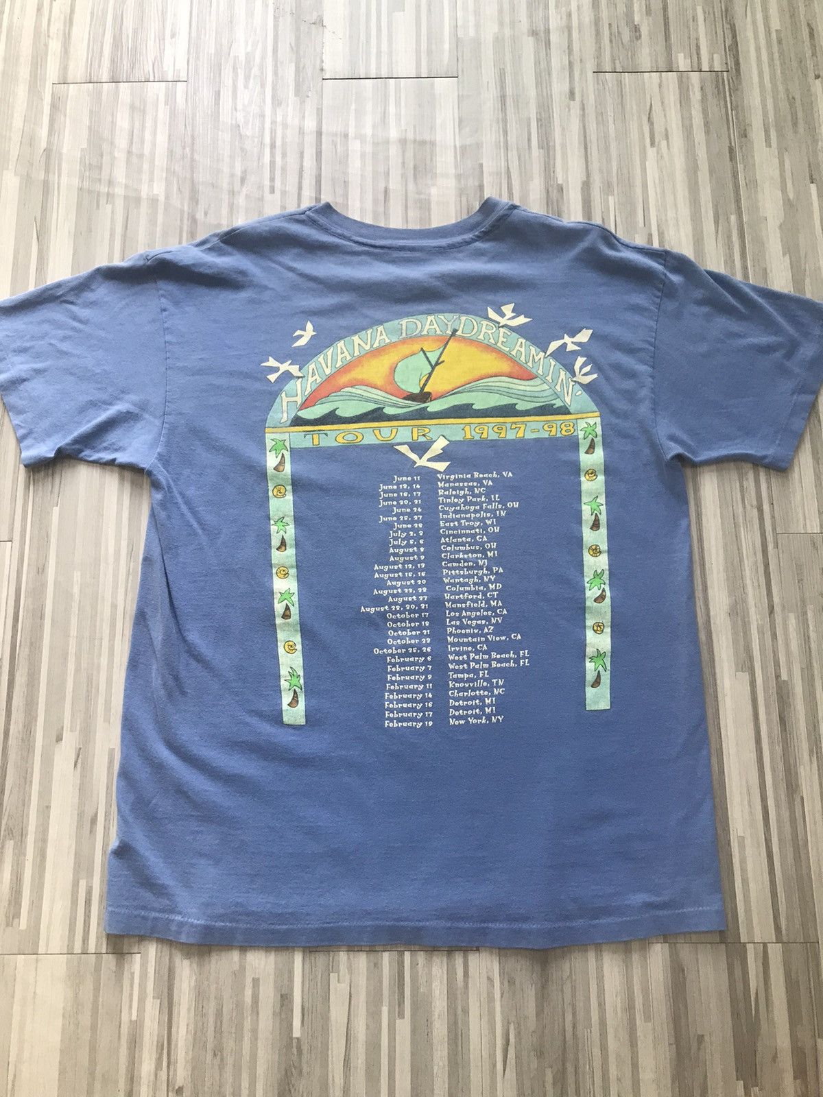 Band Tees × Vintage Vintage Tour Havana 97-98 Jimmy Buffet Size US XL / EU 56 / 4 - 4 Thumbnail