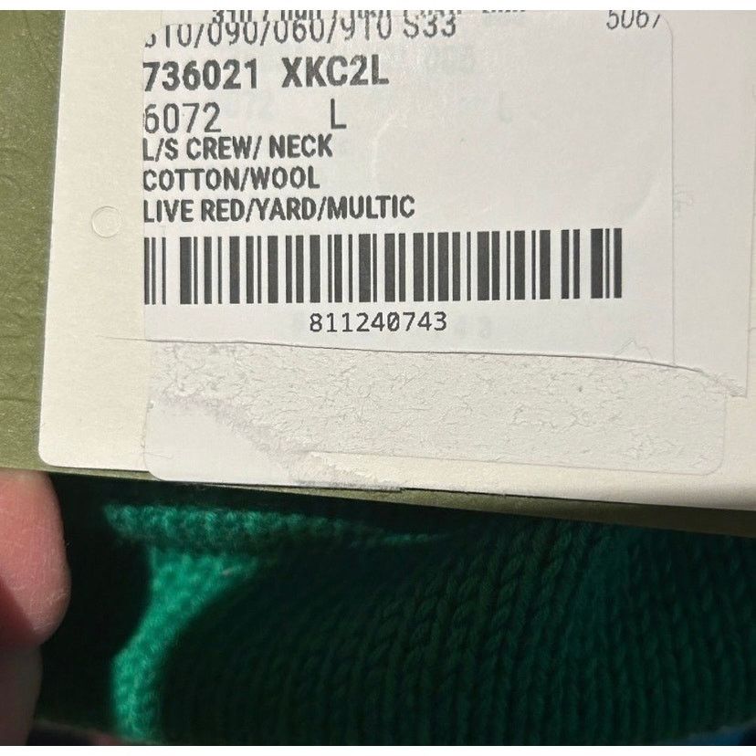 Gucci Men’s Gucci cotton/wool Cable knit sweater size large NWT Size US L / EU 52-54 / 3 - 10 Thumbnail