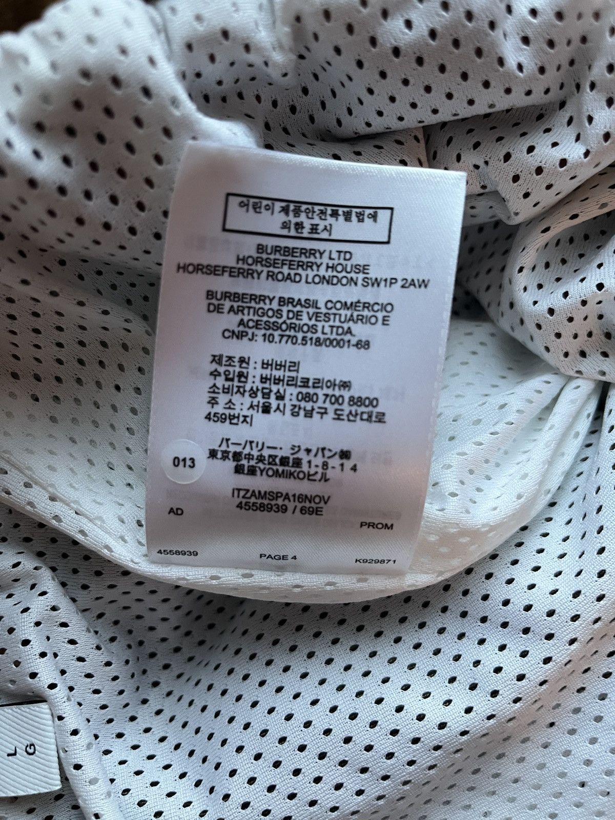 Burberry Burberry Cotton-Blend Velour Track Pants Color-Block Large Size US 36 / EU 52 - 9 Thumbnail